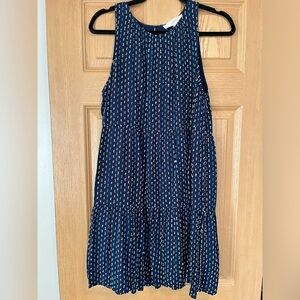 Loft Clip Tiered Swing Dress